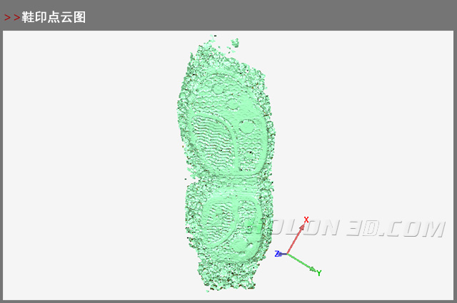 腳印高密度點云圖