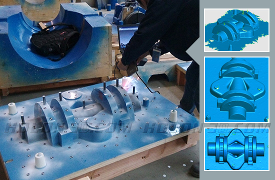 Valve mold 3D scanning、Valve mold 3D scanning inspection