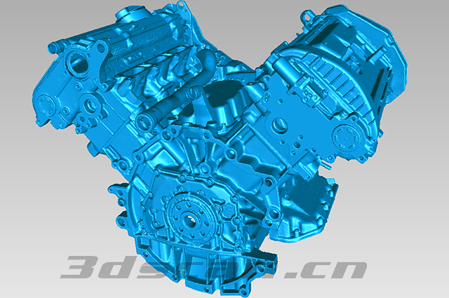 STL data diagram of automobile engine