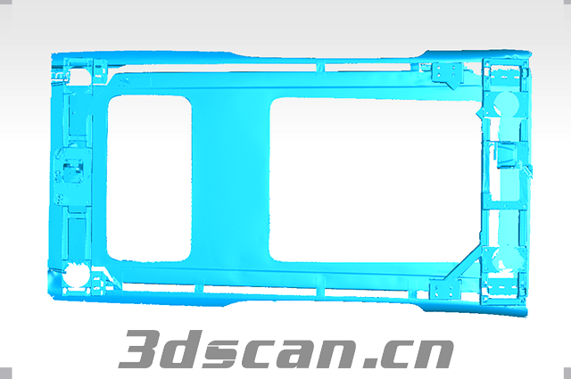 STL data diagram of automobile roof frame