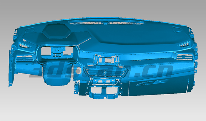 Vehicle Instrument Panel STL Data Diagram